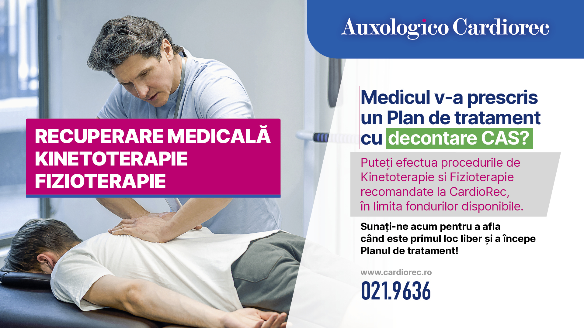 Kinetoterapie si Fizioterapie - Pachete Promotionale 