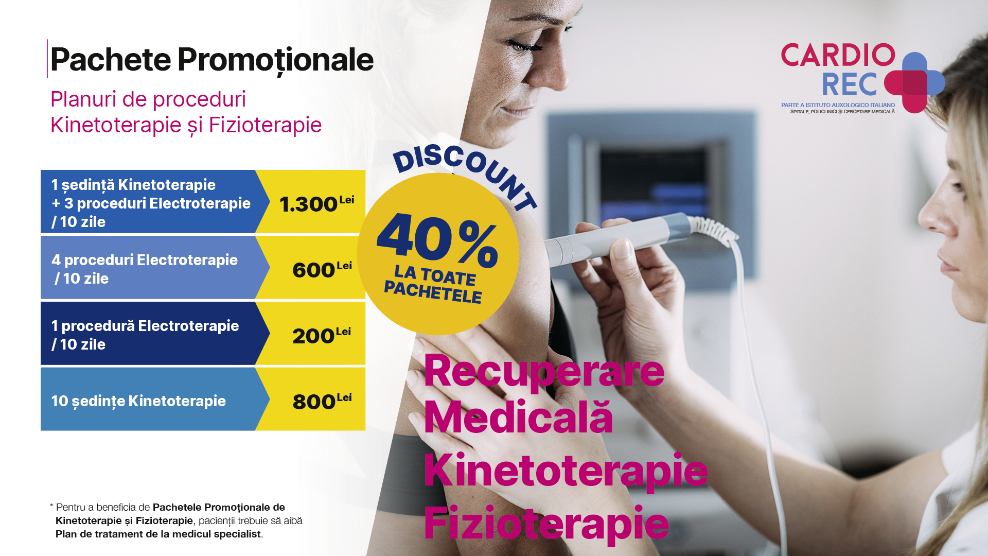 Recuperare Medicala - Pachete Promotionale 