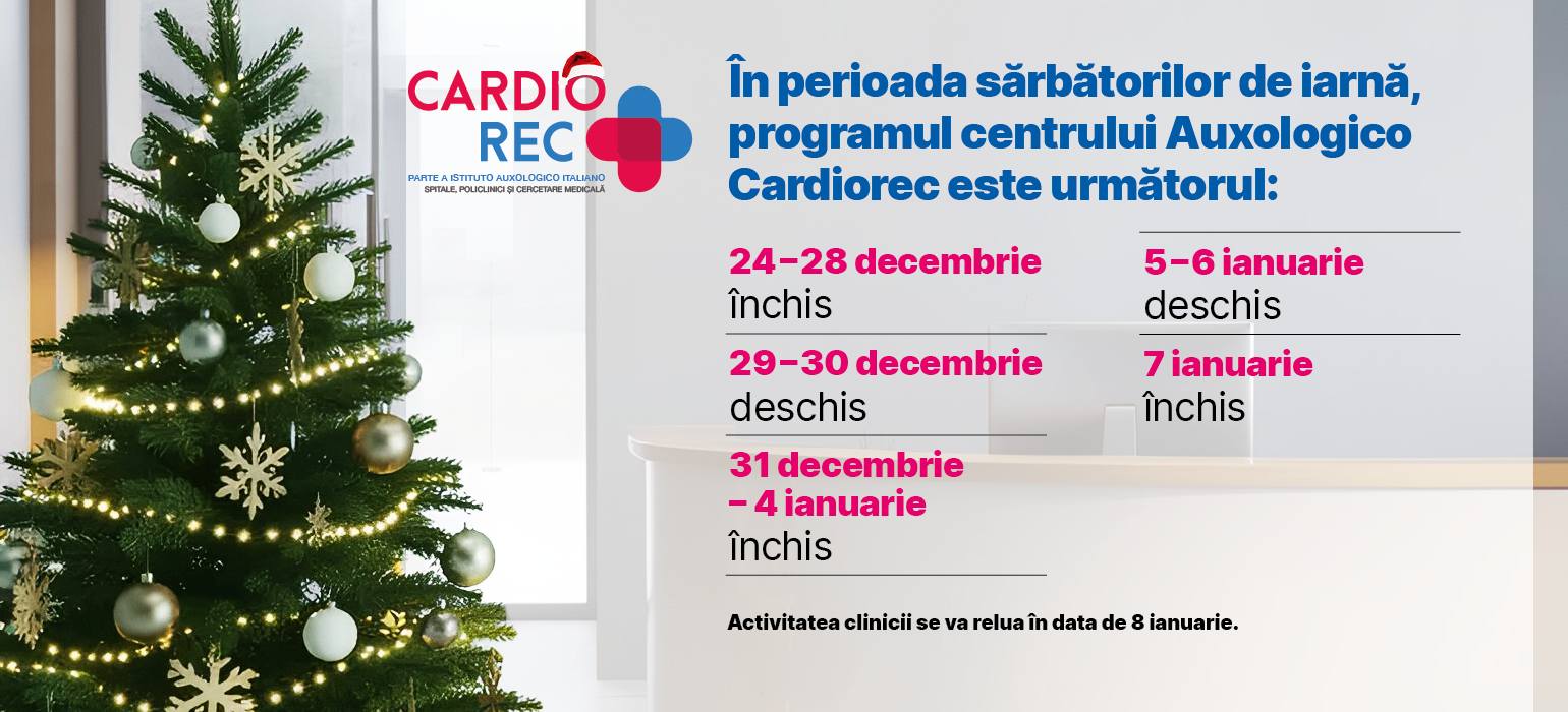 Program Cardiorec Craciun Anul Nou 2025