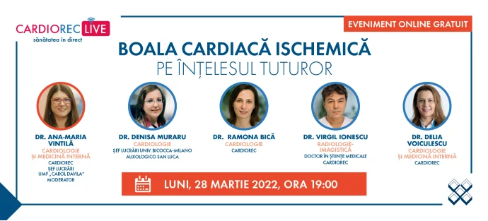 Diagnosticul, preventia si tratamentul bolii cardiace ischemice